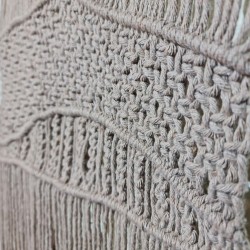 Makrama falista ścieżka wzór