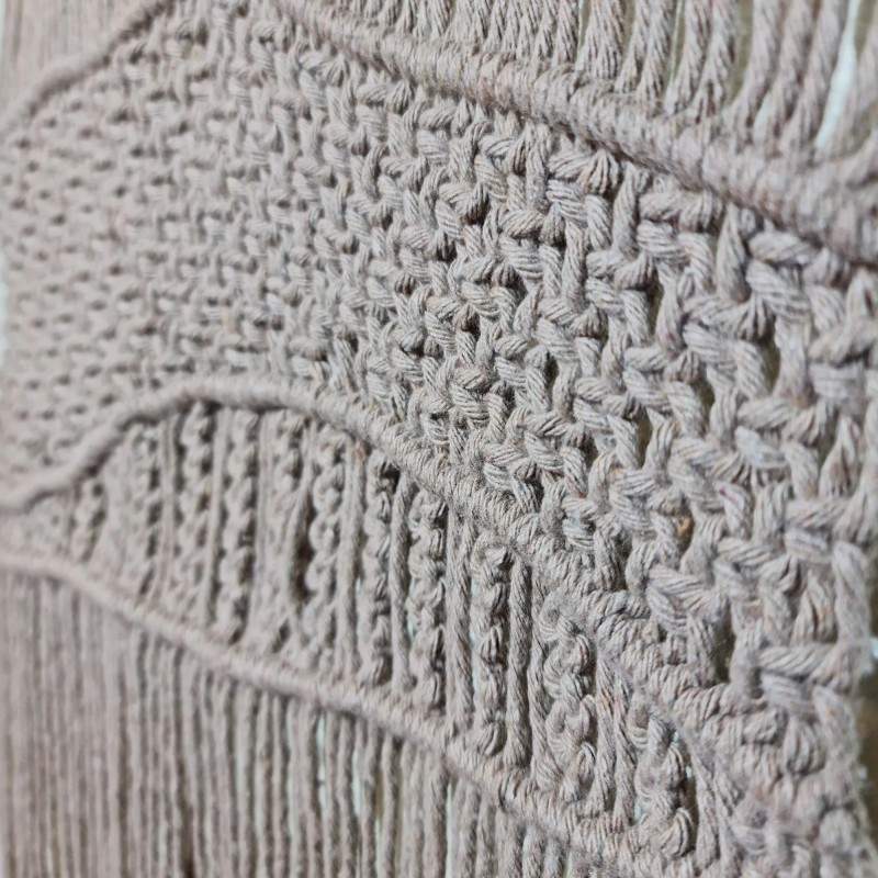 Makrama falista ścieżka wzór