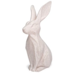 Zajączek/Królik wielkanocny jak Marmur „Płatek” 3D – figurka do stroików