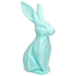 Zajączek/Królik wielkanocny Miętowy „Płatek” 3D – figurka do stroików