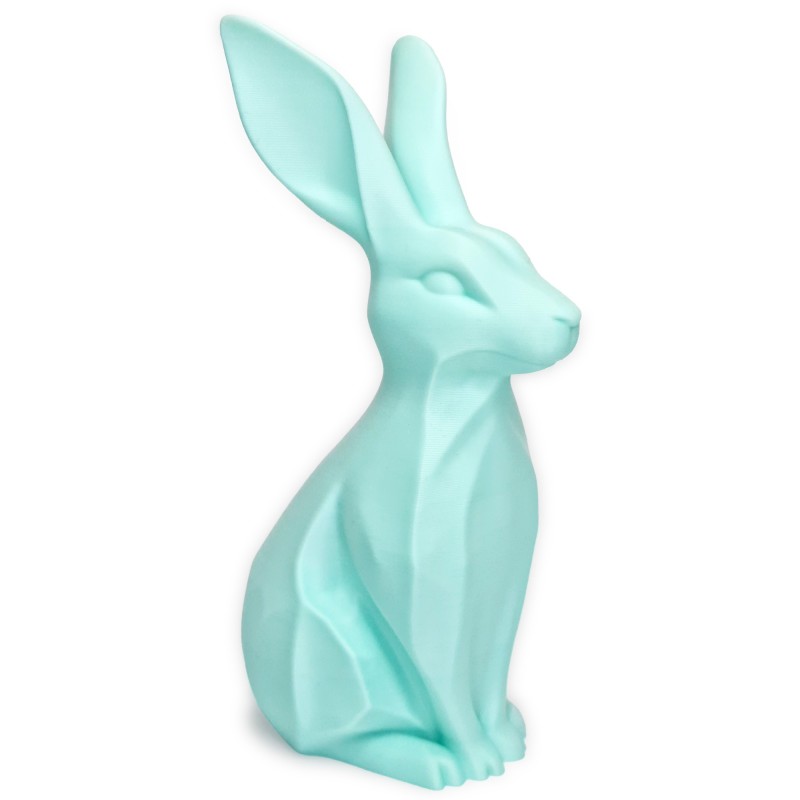 Zajączek/Królik wielkanocny Miętowy „Płatek” 3D – figurka do stroików