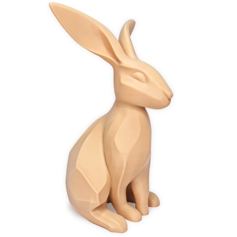 Zajączek/Królik wielkanocny Beżowy „Bąbel” 3D – figurka dekoracyjna