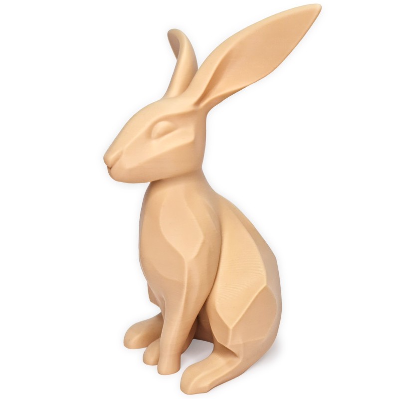 Zajączek/Królik wielkanocny Beżowy „Bąbel” 3D – figurka dekoracyjna