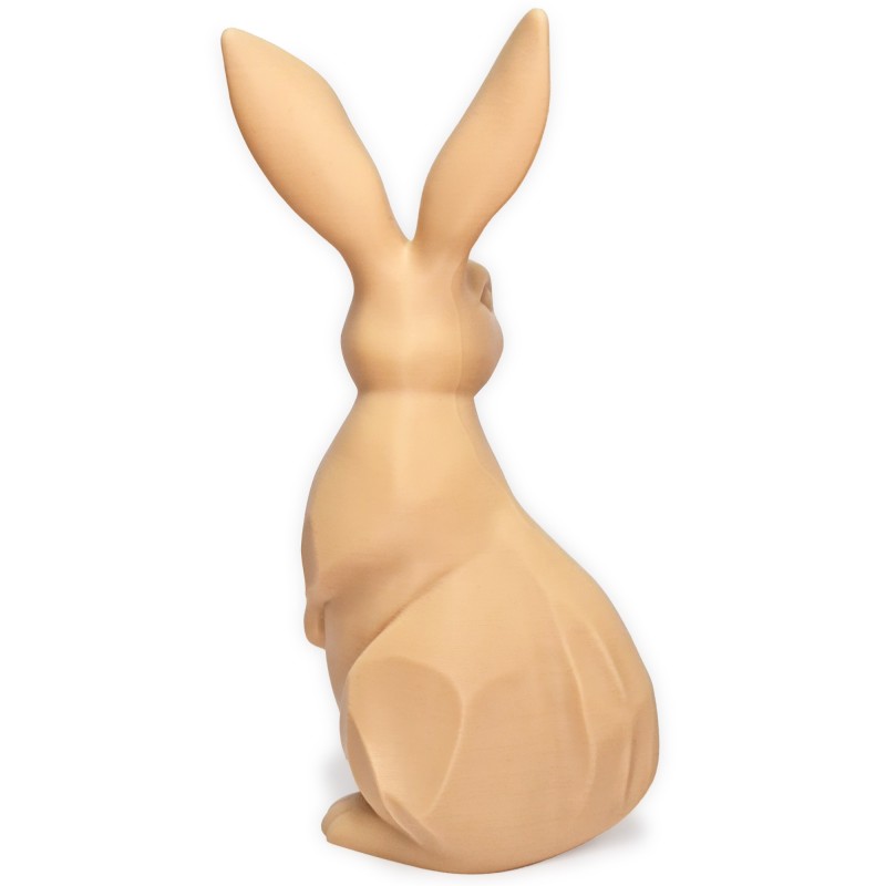 Zajączek/Królik wielkanocny Beżowy „Kropka” 3D – ozdoba na stół
