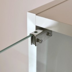 Witryna wisząca 680×680×170 - 5 szklanych półek - Otut Plus