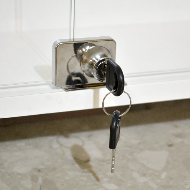 Witryna wisząca 680×680×170 - 5 szklanych półek - Otut Plus