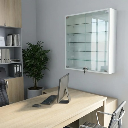 Witryna wisząca 680×680×170 - 5 szklanych półek - Otut Plus