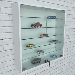 Witryna wisząca 680×680×170 - 5 szklanych półek - Otut Plus